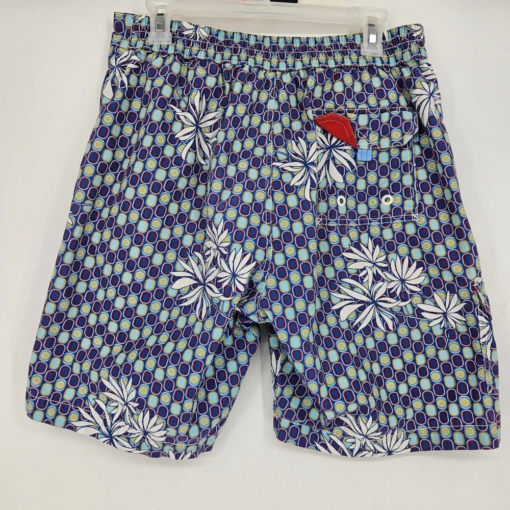 Tommy Bahama Swim Trunks Mens Medium Lined‎ AOP Floral Relax Summer Beach